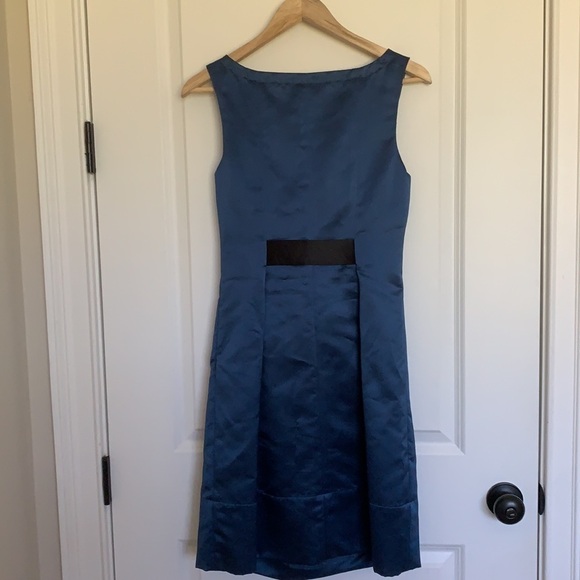Max and Cleo Women’s Sleeveless Cocktail Dress Blue/Black 6 - Picture 5 of 7
